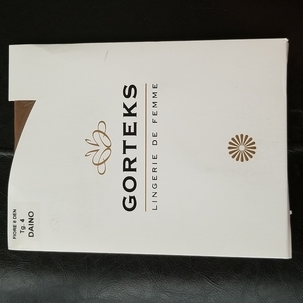 GORTEKS. Tights. 8 DEN. Daino/Tan. Size 4